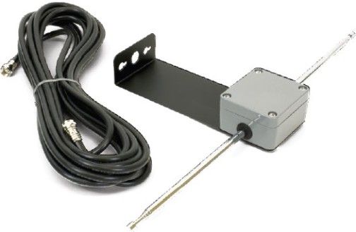 Williams Sound ANT 024 Dipole Wall-Mount Antenna with F-Connector For Use with Large-Area 72 MHz FM Transmitters, 75 Ohms; Dipole wall-mounted antenna; 72-76 MHz FM; 75 Ohm; 40
