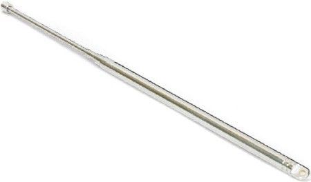 Williams Sound ANT 025 Telescoping Whip Antenna For Use with Large-Area 72 MHz FM Transmitters; For use with PPA T45, PPA T45NET, and PPA T27 transmitters; Screw to PCB connector type; Extends to 39