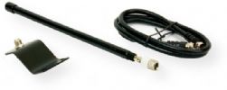 Williams Sound ANT 029 Rubber Ducky Antenna, with F Connector, Mounting Bracket and Coaxial Cable For Use with Large-Area 72 MHz FM Transmitters; Use with large-area PPA T45, T45NET and T27 Transmitters; Pivoting F-Connector Antenna; 72 to 76 MHz Frequencies; Extends to 39" Long; Nominal Impedance 75 Ohm; 3' Length; RG59 Coax Cable; Rubber duckie antenna, mounting bracket and cable (WILLIAMSSOUNDANT029 WILLIAMS SOUND ANT 029 ACCESSORIES ANTENNA ADAPTERS CABLES) 