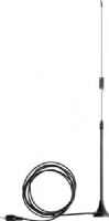 Sangean ANT-100 External Weather/FM Antenna, Improves Range & Reception, Magnetic Mount, Mobile Application, Black Steel 14.5" Coil Whip, 6.5' Coax Cable withInline 3.5 mm RCA Connector, UPC 729288039112 (ANT100 ANT 100)  