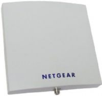 Netgear ANT24D18 Patch Panel Directional Antenna, 15.8 km Outdoor Maximum Antenna Range, 2.4 GHz to 2.48 GHz Frequency, 14 dBi Gain, 30° Vertical Plane and 60° Horizontal Plane Beamwidth, Wireless 802.11b Access Point or Wireless Router and Wireless 802.11g Access Point or Wireless Router Compatibility, 1 x Reverse N Female Connectors, UPC 606449028355 (ANT-24D18 ANT 24D18)  