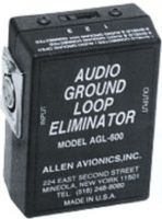 Allen Avionics AGL-600 Audio Ground Loop Isolation Transformer, Black Color; True Isolation Transformer; Distortion-Free; Low Signal Loss; Excellent Signal Fidelity; Ten Times Audio Bandwidth; Passive Device; Ground Lifter Switch; Shielded Transformer Core; 1:1 Turns Ratio; Dimensions 3.75" x 2.63" x 1.5"; Weight 0.5 (Approx.); UPC ALLENAVIONICSAGL600 (ALLENAVIONICSAGL600 ALLEN AVIONICS AGL600 ALLEN-AVIONICS-AGL600 AGL600) 