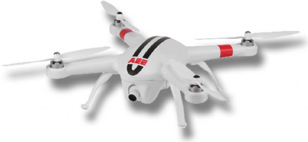 Aee AP10 Pro GPS Drone Quadcopter Full Hd 1080p 16MP Camera, White; Capture 1080p Video and 16MP Photos; Up to 1640' Line-of-Sight Wi-Fi Range; Supports microSD Cards up to 64GB; App-Based Monitoring; GPS-Enabled Autopilot Functions; Up to 25 Minutes of Flight Time; Prop Guards Included; Mobile Device Holder Included; Dimensions 17.4