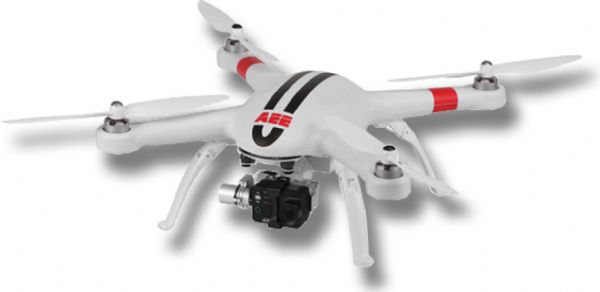 AEE AP11 Quadcopter with Camera and 3-Axis Gimbal System, S61 1080p camera takes 60 fps video and 16MP still photos, 3-Axis gimbal stabilizes camera, Wi-Fi for app-base control / monitoring, Follow Me mode tracks a moving subject with mobile device, GPS-Based autopilot with return to home, Automatic hovering, 10