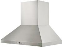 Cavaliere AP238-PSF-42 Wall Mount Range Hood, Overhead Rainfall Showerhead, Telescopic Chimney fits 9 ft ceiling (10+ ft ceilings need optional extension), 6 levels speeds, 860 CFM Airflow, Noise Level: Low Speed 35dB to Max Speed 67dB, Ultra Quiet Single Chamber Motor, Touch Sensitive with Blue LED Lighting Keypad, UPC 816606011346 (AP238PSF42 AP238PSF-42 AP238-PSF42 AP238-PSF) 