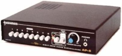 Louroe Electronics AP-8 Audio Monitoring Base Station, Built-in amplifier and 3