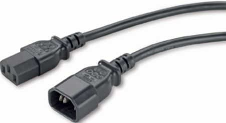 APC American Power Conversion AP9870 Power Cord, Black, C13 to C14, 2.5m or 8.2 ft, Input IEC-320 C14, Output IEC 320 C13, 10A Maximum Total Current Draw per Phase, 50/60 Hz Input Frequency, Acceptable Input Voltage 90-250 VAC, Net Weight 0.50 lbs, Max Height 1.5 in, Max Width 3 in, Max Depth 8 in (AP-9870 AP 9870)