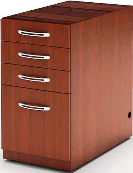 Mayline APBBF26-CHY Aberdeen Series Credenza Pedestal, FullExtension Drawer Extension, 4 Drawer Quantity, FullExtension, Letter and Legal Fits Folder and Paper Sizes, 70 Lbs Capacity - Weight, 50 lbs Capacity - Drawer, 14