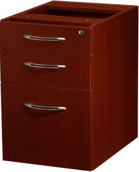 Mayline APBF26-CHY Aberdeen Series Desk Pedestal, Pencil/Box/File, 3 Drawer Quantity, Key Lockable, 50 Lbs Capacity - Drawer, 60 Lbs Capacity - Overall, 14