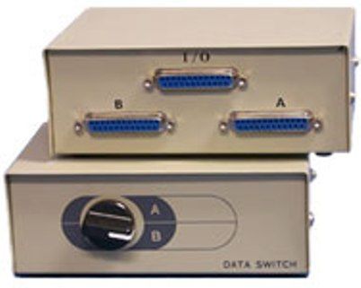 APC American Power Conversion 1399 Manual Switchbox, 4 to 1 (ABCD) RJ45 (8 WIRE) Female Ports, Durable Metal Case (APC1399 APC-1399)