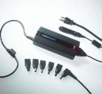 Targus APM69US Universal AC/DC Notebook Power Adapter, Replaced Varied models of Averatec, Compaq, Dell, Fujitsu, Gateway, HP, IBM, Panasonic, Sony, Toshiba and Winbook, 90 Watt Power Provided, 180 degree rotating plug Features Cable management, 9 notebook power tips, mini-USB power tip, iPhone / iPod power tip Included Accessories (APM69US APM-69US APM 69US) 