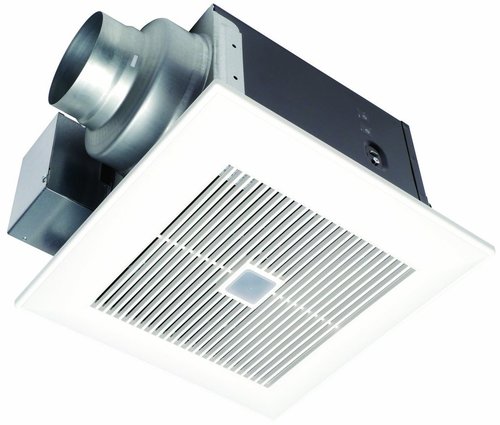 Panasonic APPA08VQC5 WhisperSense 80 CFM Ventilation Fan, Condenser Motor Type, Ball Type of Motor Bearing, Thermal Fuse Protection, ENERGY STAR Qualified, 4 or 6 inches Duct Diameter, 10-1/2 Mounting Opening (inches sq.), 13 inches sq. Grille Size, Humidity Sensor, 13.1 lbs Gross Weight, UL tub/Shower Enclosure, UPC 885170048065 (APPA08VQC5 AP-PA08VQC5)
