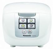 Panasonic APPA181 Microcomputer Controlled / Fuzzy Logic Rice Cooker with One Touch Cooking; Uncooked Rice Capacity up to 10 Cups; White Color; Inner Pan: Gray Non-stick Coated Aluminum; Pushbutton Lid Cover; Microcomputer Controlled with Fuzzy Logic Cooking; Automatic Shutoff; Lid Heater/Side Heater (12H) Keep Warm Time; UPC 885170090026 (APPA181 AP-PA181) 