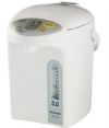 Panasonic APPA30P Electric Thermo Pot, 3.2 qts, 3.2 Qt Water Capacity, White w/Silver Trim Color, Pushbutton Lid Cover, Recessed Pushbutton Dispenser, Water Boil or Keep Warm Operation, De-Chlorination Mode, 6 Hr. Energy Saving Timer Timer Settings, Indicator Light(s), Gray LED Control Panel Display Panel, 360 Degree Rotating Base, Removable Lid, Pushbutton Lid, Pushbutton Dispenser, Overheating Protection, Dispense Lock, 120 AC; 60Hz Supply, UPC 037988959518 (APPA30P NC-EH30PC APPA30P) 