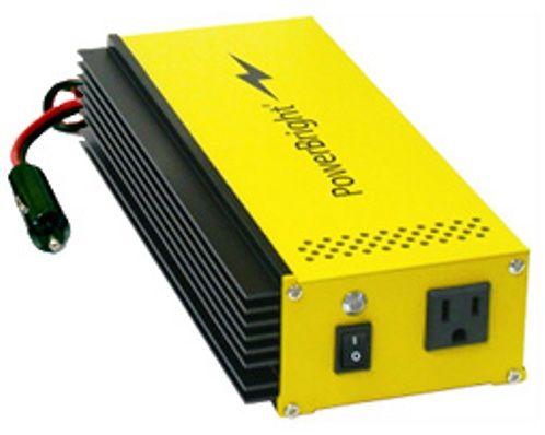 PowerBright APS300 Pure Sine Wave Inverter 300W Power 12V; Anodized aluminum case provides durability & maximum heat dissipation; Pure Sine Wave Power Inverter; Built-in Cooling Fan; Cigarette Lighter Input; Power ON/OFF Switch; Continued Power 300W; UPC 841915001696 (APS300 APS 300 APS-300 Power Bright)