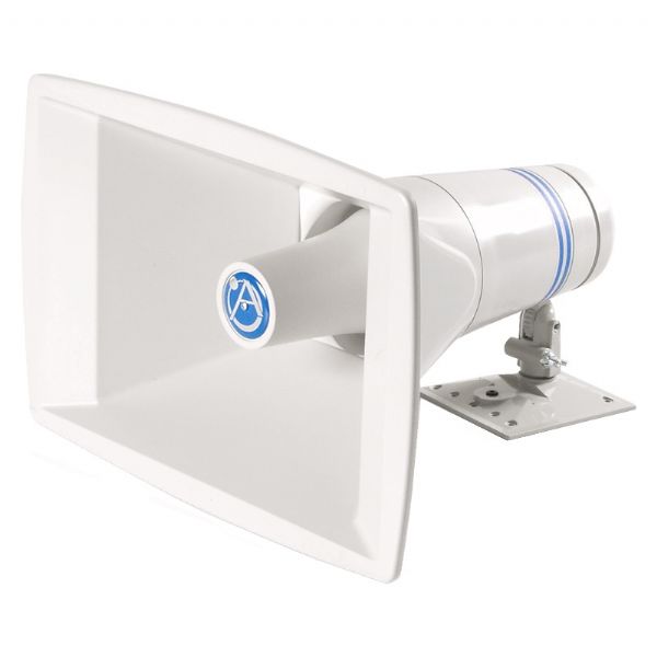 Atlas Sound APX40TN Constant Directivity 40 Watt Paging Speaker with Rotating Bell; White; 40 Watt models for better output over competitive 15 and 30 Watt standards; Triple lock horn to base mounting method speeds installation and insures long term stability; UPC 612079163939 (APX-40TN APX40TN LOUDSPEAKER-APX40TN LOUDSPEAKER-APX40-TN ATLASAPX40TN APX40TN-ATLAS)