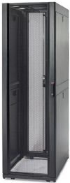 APC American Power Conversion AR3100SP1 NetShelter SX 42U 600mm Wide x 1070mm Deep Enclosure, Black, 42U height to easily roll through doorways, Perforated front and rear doors provide ample ventilation for servers and networking equipment, Front door can be moved to the opposite side or interchanged with rear doors, Half-height side panels, UPC 731304242505 (AR-3100SP1 AR 3100SP1 AR3100-SP1 AR3100 SP1) 