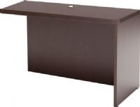 Mayline AR3624-MOC Aberdeen Series 36" Return, 35" Distance Between Legs, 35" W x 23.38" D x 27.88" H Inside Dimensions, Durable 1.625" thick work surface, Horizontal surfaces feature fluted, PVC edge, One cable grommet located on surface, Mouse hole in modesty panel for cable pass through, Requires connection to desk or other unit, not standalone, UPC 760771877880, Mocha Finish (AR3624-MOC AR3624 MOC AR3624MOC AR3624 AR-3624 AR 3624) 