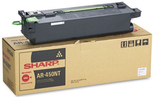 Sharp AR-450NT Black Toner Cartridge, Works with AR-M280, AR-M350 & AR-M450 Copiers, 27000 page yield, New Genuine Original OEM Sharp Brand, UPC 708562726627 (AR450NT AR 450NT AR-450-NT AR-450 AR450) 