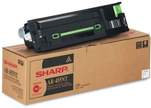 Sharp AR-455NT Black Copier Toner Cartridge For use with AR-M355N, AR-M355U, AR-M455N, AR-M455U Copiers, New Genuine Original OEM Sharp Brand, UPC 708562351201 (AR455NT AR 455NT AR-455N AR-455 AR455)