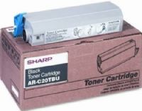 Sharp AR-C20TBU Black Toner Cartridge, Works with Sharp AR-C200P and AR-C240P Color Laser Printers, Up to 10000 pages yield, New Genuine Original OEM Sharp Brand, UPC 708562397667 (ARC20TBU AR C20TBU ARC-20TBU) 