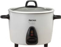 Aroma ARC-730G Pot-Style Rice Cooker & Food Steamer, White; Perfectly prepares 4 to 20 cups of any variety of cooked rice; Steams meat and vegetables while rice cooks below; Simple, one-touch operation with automatic Keep-Warm; Great for soups, jambalaya, chili and so much more; Full-view tempered glass lid; UPC 021241077309 (ARC730G ARC 730G AR-C730G) 
