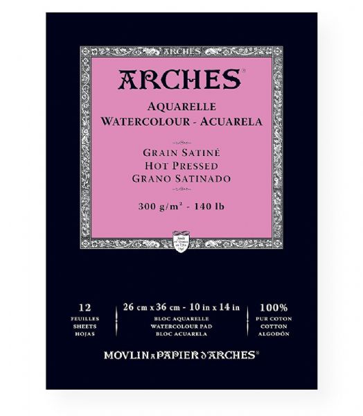 Arches 1795098 Hot Press 10
