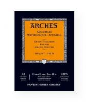 Arches 1795102 9" x 12" Rough Watercolor Pad, 12 Sheets, Natural White 140 lb/300g; Professional grade 9" x 12" watercolor pad of the highest quality; 100% cotton, cylinder mould made with natural gelatin sizing; Acid free and buffered; Contains an anti-microbial agent to help resist mildew; 140 lb/300g, 12 sheets; Rough, natural white; Formerly item #C400014952; Shipping Weight 0.72 lb; Shipping Dimensions 9.00 x 12.00 x 0.37 in; EAN 3148950012876 (ARCHES1795102 ARCHES-1795102 ARTWORK PAPER) 