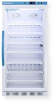 Summit Appliance ARG8PV Upright Vaccine Refrigerator, White Cabinet; 8 Cubic Feet Capacity; Automatic Defrost; Temperature Alarm; Antimicrobial Silver Ion-Coated Handle; Hospital Grade Cord With "Green Dot" Plug; Adjustable Temperature; Self-closing Door; Double Pane Tempered Glass Door; Digital Controls with a Large LED Readout; UPC 761101062587; Dimensions (HxWxD): 50.0" x 23.38" x 24.38"; Weight: 166 lbs (SUMMITAPPLIANCEARG8PV SUMMIT-APPLIANCE-ARG8PV SUMMIT-ARG8PV SUMMITARG8PV ARG8PV) 