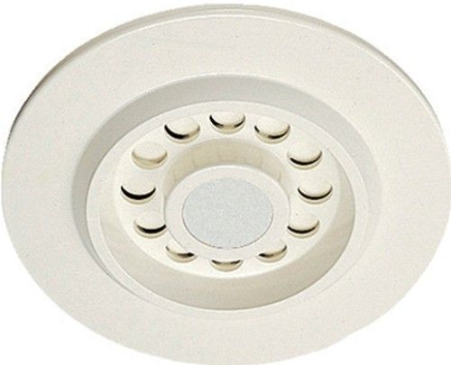 Aiphone AS-3N Flush Mountable Indoor Ceiling Speaker Sub-Station for MP-3S, AP-5M/10M Master Stations, Overhead hands free communication with master station, Call-in activates tone and light at master, Call-in LED remains activated for 20 seconds after call button is released - MP-3S, AP-5M/10M only, Flush mounts in ceiling with provided equipment, UPC 790143070458 (AS-3N AS3N AS 3N)