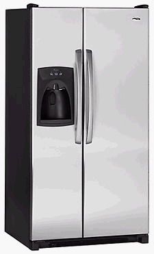 Amana ASD2622HRS Side By Side Refrigerator 26 cu. Ft., Temperature Assure; 3 Buttons; Spill-Proof Shelves; Water Filter; Humidity Crisper; Meat Drawer; Adjustable Baskets, Stainless Steel (ASD2622H, ASD-2622HRS, ASD-2622H-RS, ASD2622H-RS)