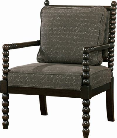 Ashley 1300060 Vintage Style Milari Series Accent Chair, Umber; Subtle rolled arms; Rich country look; Light upholstery fabric; Frame constructions have been tested with various equipment to simulate the home and transportation environments to insure durability; Corners are glued, blocked and stapled; UPC 02405219292 (ASHLEY-1300060 ASHLEY 1300060)