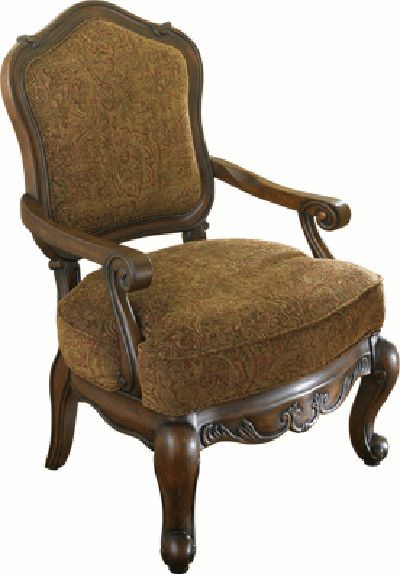 Ashley 2260360 North Shore Series Showood Accent Chair Dark Brown