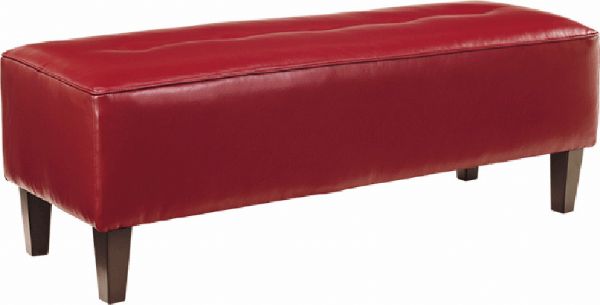 Ashley 2810308 Sinko Series Oversized Accent Ottoman, Scarlet Color, Dimensions 47