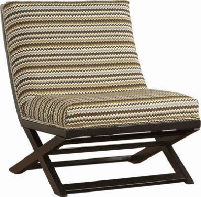 Ashley 2880060 Corley Series Accent Chair, Teak Color, Features uniquely shaped set-back arms and plush T seat cushions, Soft textured upholstery fabric, Vintage design, Dimensions 28.25