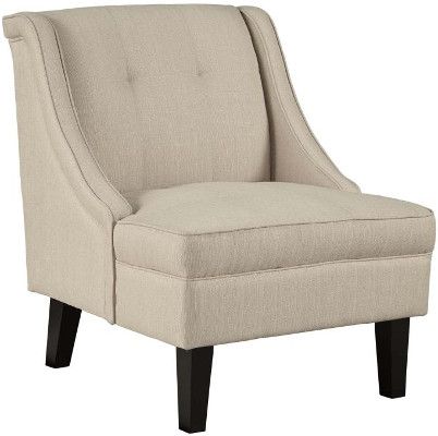 Ashley 3623060 Clarinda Series Accent Chair, Cream Color, Dimensions 28.00