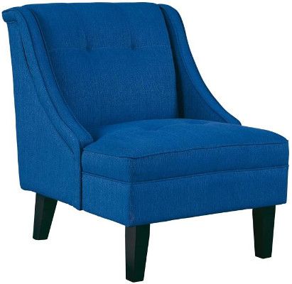 Ashley 3623260 Clarinda Series Accent Chair, Blue Color, Dimensions 28.00