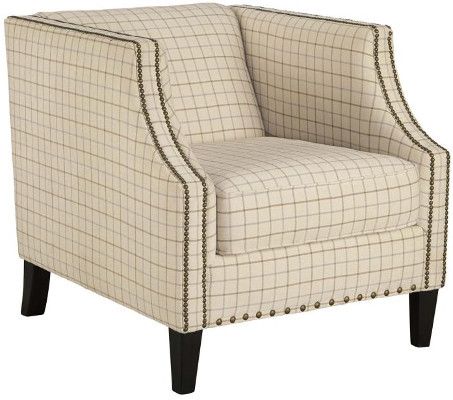 Ashley 4400022 Kieran Series Accent Chair, Cream Color, Dimensions 48.50