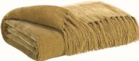 Ashley A1000030 Revere Series Decorative Throw, Bronze Color, Dimensions 40.00"W x 60.00"D, Weight 4.31 lbs, UPC 024052038491 (ASHLEY A10000 30 ASHLEY A1000030 ASHLEYA10000 30 ASHLEY-A10000-30 ASHLE-YA1000030 ASHLEYA10000-30 ASHLEYA1000030) 