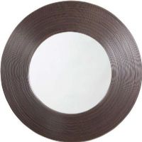Ashley A8010022 Odeletta Series Accent Mirror, Brown Finished Faux Rattan Framed Mirror, Circular Design, D-Ring Bracket for Hanging, Dimensions 36.00"W x 3.75"D x 36.00"H, Weight 27 lbs, UPC 024052355451 (ASHLEY A8010 022 ASHLEY A8010022 ASHLEYA8010 022 ASHLEY-A8010-022 ASHLEY-A8010022 ASHLEYA8010-022 A8010-022 A8010 022) 