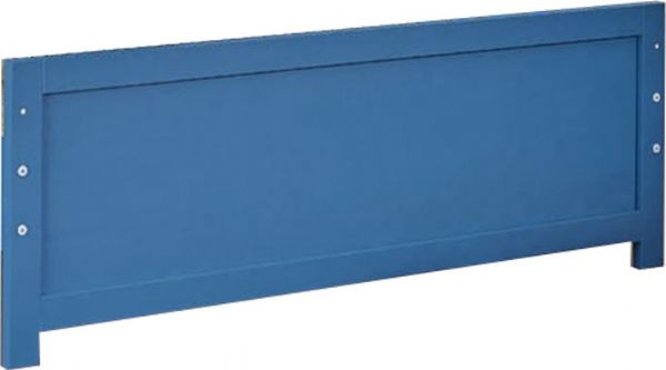 Ashley B045-84 Bronilly Series Full Panel Footboard, Blue, Replicated blue paint with white trim and accents, Dimensions 56.61