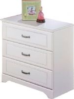 Ashley B102-19 Lulu Series Loft Drawer Storage, Replicated white paint, Grooved panels and embossed bead framing drawers, Side roller glides for smooth operating drawers, Dimensions 30.71"W x 15.83"D x 29.61"H, Weight 67 lbs, UPC 024052201796 (ASHLEY B102 19 ASHLEY B10219 ASHLEYB102 19 ASHLEY-B102-19 ASHLEY-B10219 ASHLEYB102-19 B102 19 B10219) 
