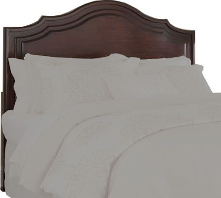  Ashley B554-57 Brulind Series Queen Panel Headboard, Made with Mindi veneers and hardwood solids, Thick stacked overlay mouldings surround the footboard, Dimensions 64.50