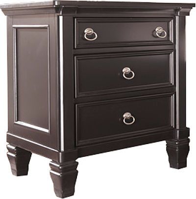 greensburg nightstand black