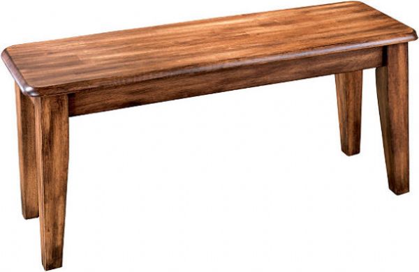  Ashley D199-00 Berringer Series Large Dining Room Bench, Made with select veneers and hardwood solids, Rustic hand applied finish, Dimensions 42.38