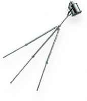 Ashley L734141 Krish Series Metal Floor Lamp; Chrome Finished Metal Floor Lamp; Metal Shade; Adjustable Neck, Post and Legs; On/Off In-Line Switch; Supports Type A Bulbs; 60 Watts Max or 13 Watts Max CFL; Dimensions 25.00"W x 25.00"D x 59.00"H; Weight 11 lbs; UPC 024052329667 (ASHLEY L734141 ASHLEY-L734141 ASHLEYL-734141 ASHLEYL 734141 L734141 ASHLEYL734141 L-734141) 