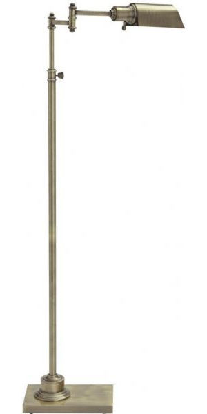 Ashley L734171 Arawn Series Metal Floor Lamp, Antique Brass Finished Metal Floor Lamp, Metal Shade, Adjustable Arm and Post, Features On/Off Switch, Supports Type A Bulbs, 60 Watts Max or 13 Watts Max CFL, Dimensions 23.00