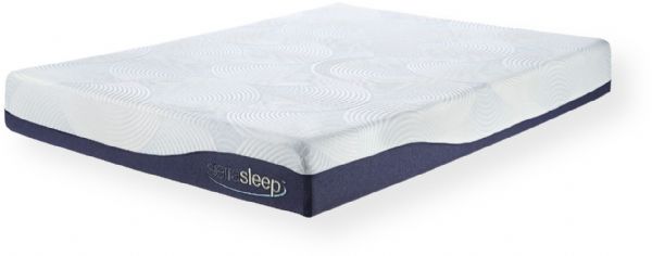 Ashley M97221 9 Inch Gel Memory Foam Series Full Mattress, White Color, Dimensions 75.00