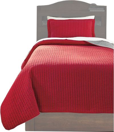 Ashley Q225011t Dansby Series Twin Coverlet Set Includes Coverlet