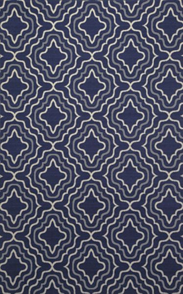 Ashley R325002 Nikalos Series Medium Rug, Blue/Black/Gray, Dry Clean Only, Printed Geometric Designs, Bound By Serging Finish, Made Of Nylon Material, Backed With Polyester And Jute, Rug Pad Recommended, Professional Cleaning Recommended, High Performance For Cleaning And Traffic, Dimensions 0.16